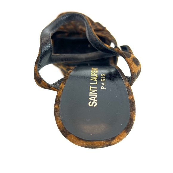 Saint laurent Bianca Leopard Print Sandal stilletos heel - Picture 3 of 8